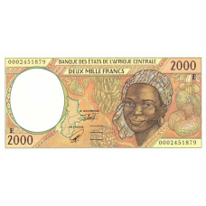 P203Eg Cameroon - 2000 Francs Year 2000 P203Eg Cameroon - 2000 Francs Year 2000